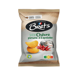 Brets Chips - Goat cheese & Espelette Pepper 125g - Les Gastronomes