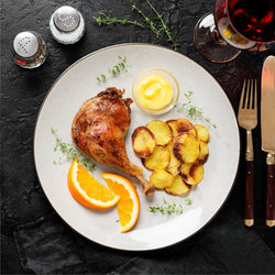 French Duck Leg Confit – Slow-cooked, tender & flavorful, authentic gourmet cuisine.