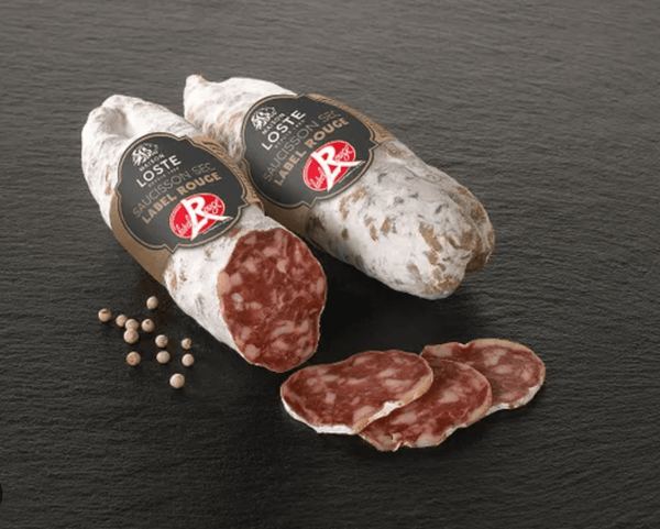 Saucisson Label Rouge/Label Rouge dry cured sausage 225g - for non - muslim - Les Gastronomes