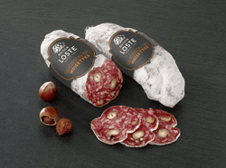 Saucisson Noisettes/Hazelnut dry cured sausage 250g - for non - muslim - Les Gastronomes