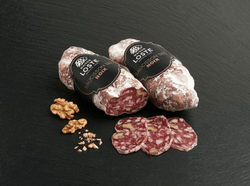 Saucisson Noix/Walnut dry cured sausage 250g - for non - muslim - Les Gastronomes