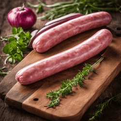 Veal Bratwurst 1Kg _ Frozen - Les Gastronomes