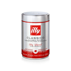 Illy Ground Espresso Classico Coffee - Medium Roast - Les Gastronomes
