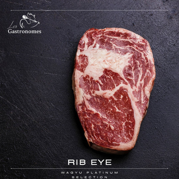 Rib Eye Steak 300g _ Wagyu 5+ Platinum Selection - Les Gastronomes