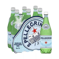 San Pellegrino Sparkling PET Bottle 6x1L - Les Gastronomes